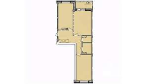 Студия квартира, вторичка, 64м2, 7/10 этаж