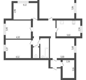 4-к квартира, вторичка, 116м2, 8/10 этаж