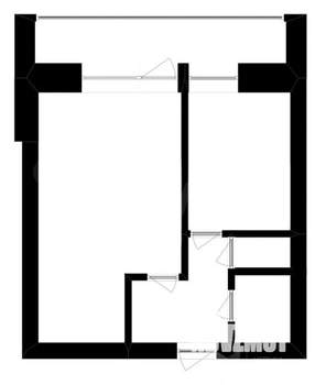 1-к квартира, вторичка, 36м2, 1/5 этаж