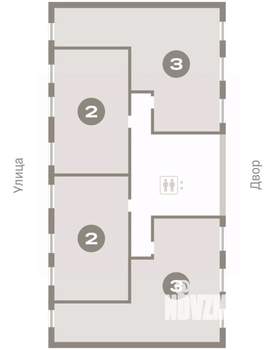3-к квартира, вторичка, 84м2, 6/9 этаж