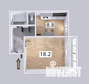 1-к квартира, вторичка, 38м2, 10/10 этаж