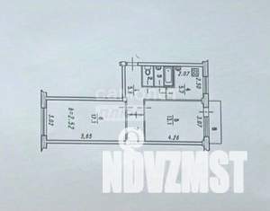 2-к квартира, вторичка, 48м2, 4/5 этаж
