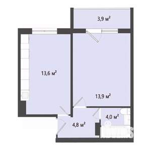 1-к квартира, вторичка, 36м2, 5/10 этаж