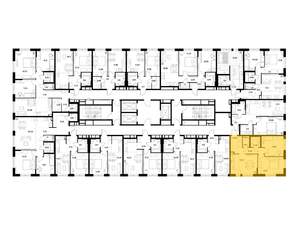 2-к квартира, вторичка, 56м2, 4/20 этаж