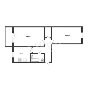 2-к квартира, вторичка, 60м2, 11/16 этаж