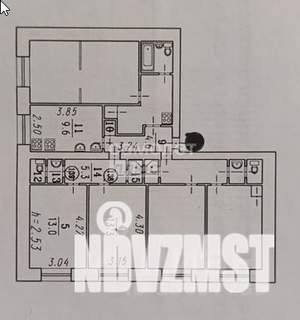 2-к квартира, вторичка, 45м2, 8/9 этаж