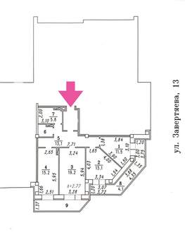 3-к квартира, вторичка, 84м2, 5/9 этаж