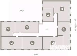 3-к квартира, вторичка, 67м2, 9/9 этаж