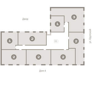 3-к квартира, вторичка, 86м2, 9/9 этаж