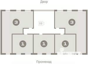 3-к квартира, вторичка, 85м2, 4/7 этаж