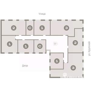 3-к квартира, вторичка, 87м2, 8/9 этаж