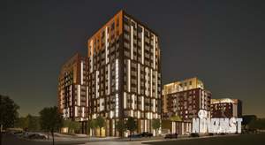 1-к квартира, строящийся дом, 44м2, 5/9 этаж