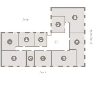 3-к квартира, вторичка, 87м2, 8/9 этаж