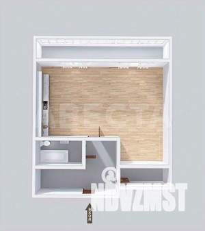 1-к квартира, вторичка, 40м2, 12/13 этаж