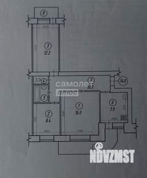 3-к квартира, вторичка, 72м2, 3/9 этаж