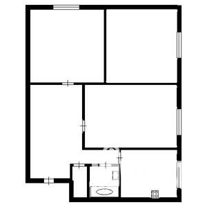 3-к квартира, вторичка, 59м2, 1/5 этаж