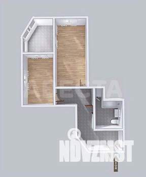 1-к квартира, вторичка, 42м2, 2/9 этаж