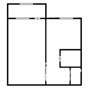 1-к квартира, вторичка, 41м2, 5/9 этаж