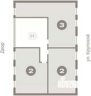 3-к квартира, вторичка, 92м2, 3/8 этаж