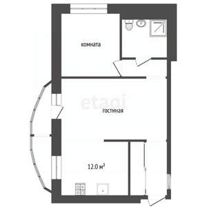 2-к квартира, вторичка, 64м2, 4/9 этаж