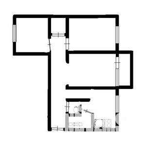 3-к квартира, вторичка, 58м2, 3/5 этаж