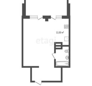 Студия квартира, вторичка, 36м2, 11/16 этаж