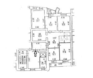 6-к квартира, вторичка, 136м2, 4/9 этаж