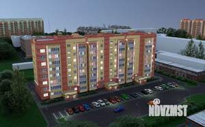 1-к квартира, строящийся дом, 40м2, 2/8 этаж