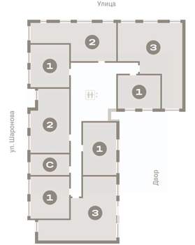 1-к квартира, вторичка, 41м2, 4/16 этаж