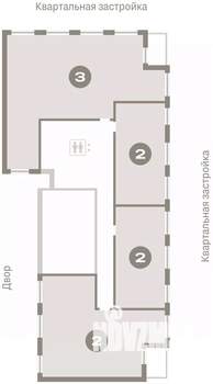 3-к квартира, вторичка, 98м2, 9/17 этаж