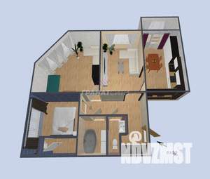 3-к квартира, вторичка, 97м2, 6/16 этаж