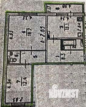 2-к квартира, вторичка, 61м2, 9/10 этаж