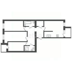 3-к квартира, вторичка, 92м2, 9/15 этаж
