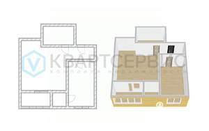 1-к квартира, вторичка, 37м2, 22/23 этаж