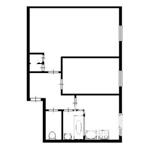 2-к квартира, вторичка, 39м2, 3/5 этаж