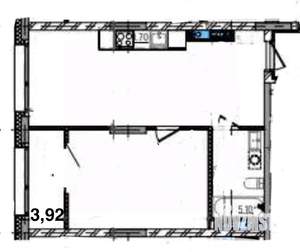 1-к квартира, сданный дом, 49м2, 9/17 этаж