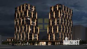 2-к квартира, строящийся дом, 58м2, 7/15 этаж