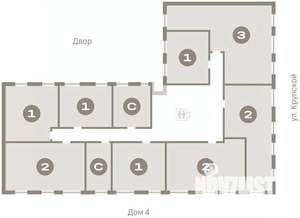 2-к квартира, вторичка, 60м2, 5/17 этаж