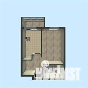 2-к квартира, вторичка, 46м2, 9/9 этаж