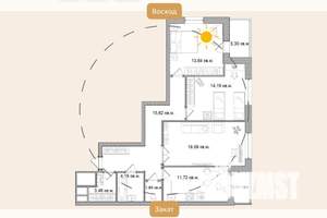 3-к квартира, вторичка, 92м2, 2/16 этаж