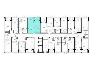 1-к квартира, вторичка, 34м2, 20/21 этаж