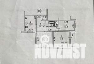 3-к квартира, вторичка, 82м2, 1/10 этаж