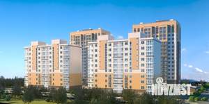 2-к квартира, строящийся дом, 61м2, 14/16 этаж