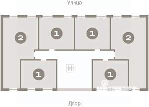 2-к квартира, вторичка, 68м2, 4/17 этаж