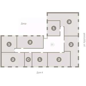 2-к квартира, вторичка, 86м2, 2/9 этаж