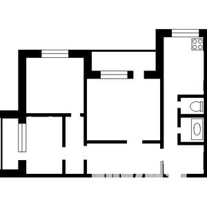 3-к квартира, вторичка, 66м2, 4/10 этаж