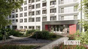 1-к квартира, строящийся дом, 38м2, 1/21 этаж