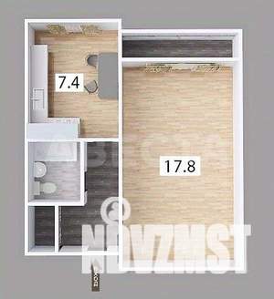1-к квартира, вторичка, 36м2, 3/5 этаж