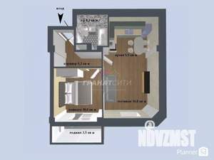 1-к квартира, вторичка, 41м2, 8/13 этаж