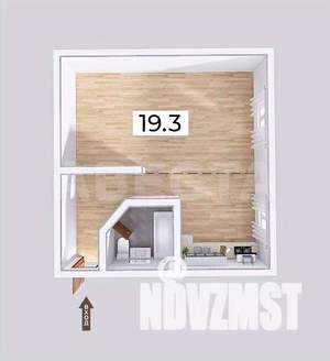 Студия квартира, вторичка, 30м2, 3/5 этаж